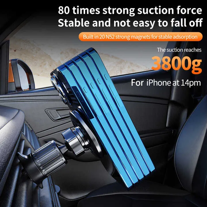 حامل هواتف محمول للسيارة وصل حديثًا 2024  . New Arrival 2024 Car Phone Holder 360 Degree Rotating Super Magnetic Universal Magnetic Car Phone Holder