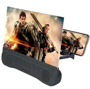 12 inch 14 inch 6D HD phone screen amplifier with bluetooth speaker AZ17903