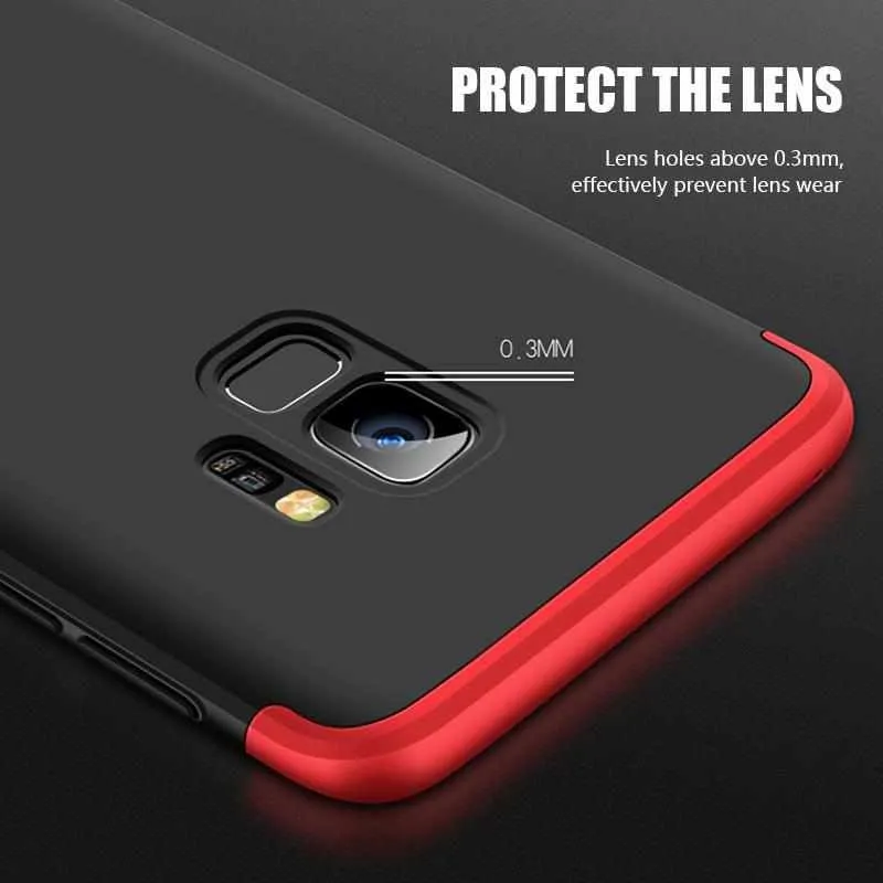 360 Degree Full Cover Case For Samsung Galaxy S9 S8 Plus - Shockproof Cover Hard Protective Case