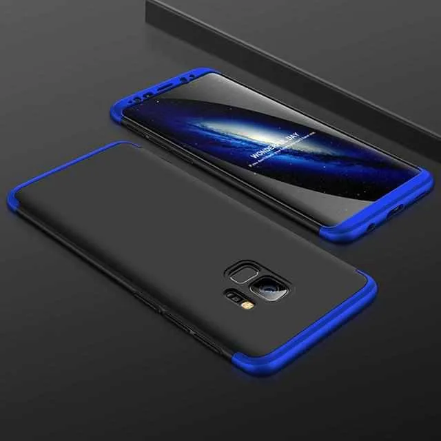 360 Degree Full Cover Case For Samsung Galaxy S9 S8 Plus - Shockproof Cover Hard Protective Case