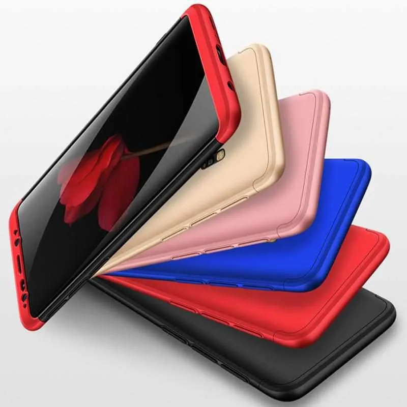 360 Degree Full Cover Case For Samsung Galaxy S9 S8 Plus - Shockproof Cover Hard Protective Case