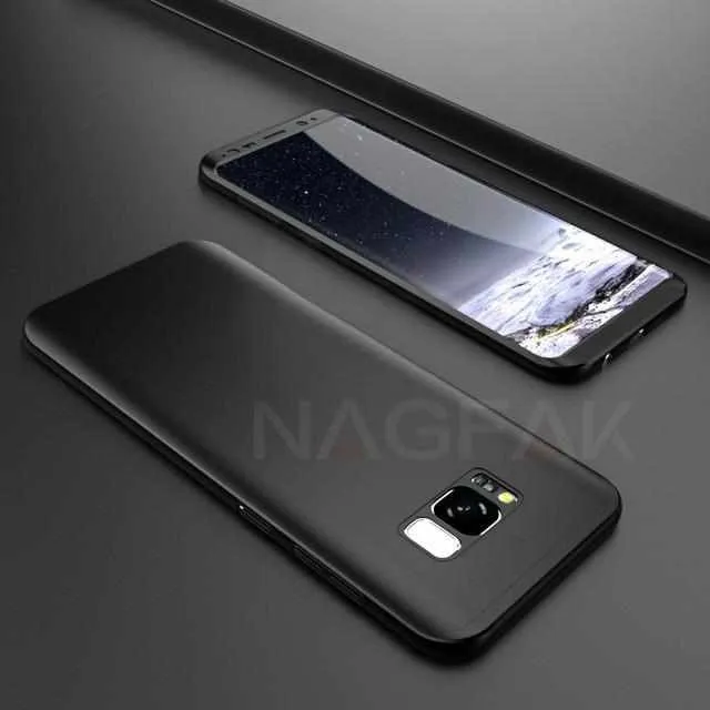 360 Degree Full Cover Case For Samsung Galaxy S9 S8 Plus - Shockproof Cover Hard Protective Case