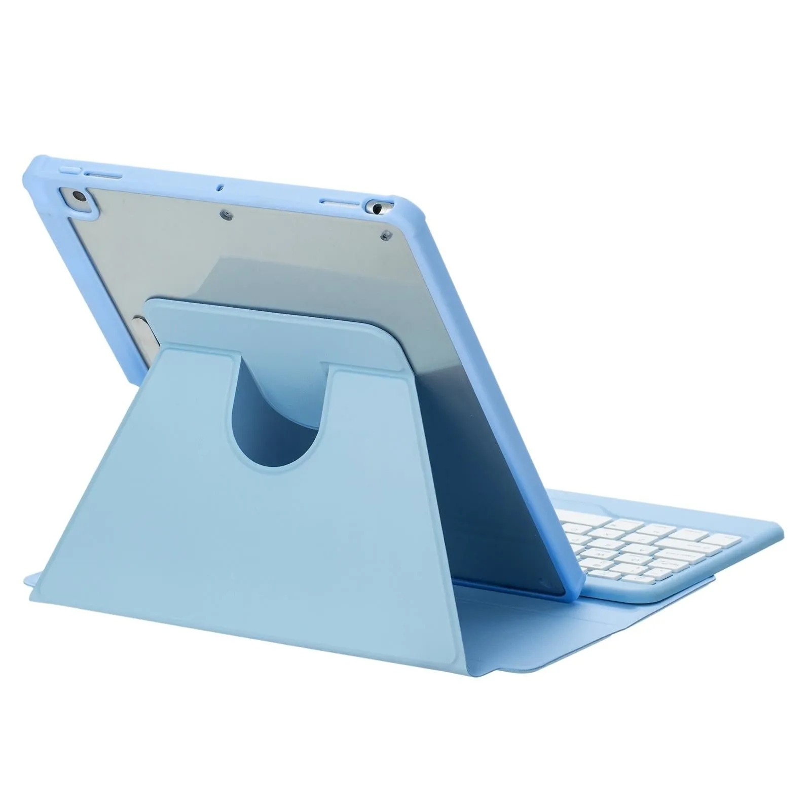 360 Rotation Bluetooth Keyboard Leather Case For Ipad 10.9 2022 With Backlight