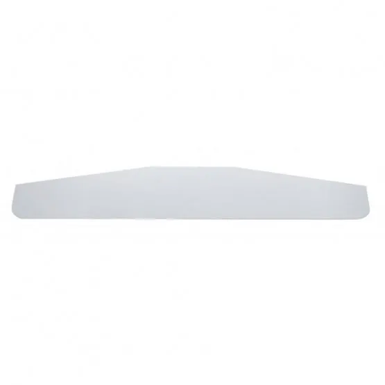 3" x 16" Chrome Standard Bottom Mud Flap Plate - Welded Stud