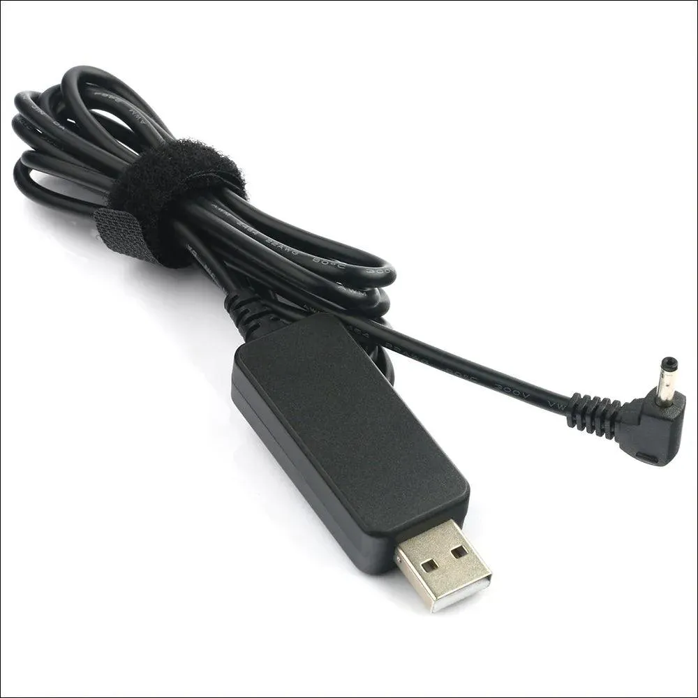 5V USB Power Supply Adapter for Canon EOS M Series with DR-E12 Dummy Battery & DC Power Bank Cable