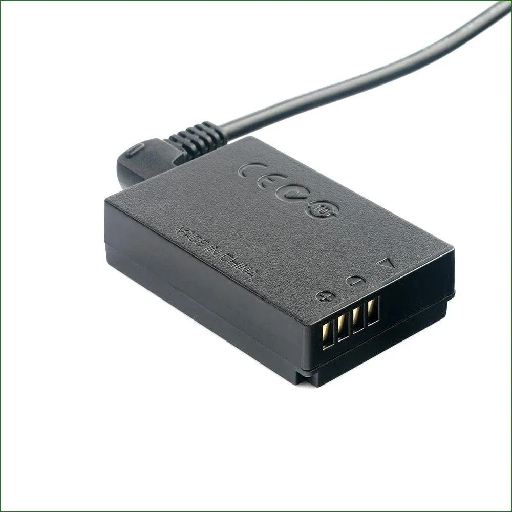 5V USB Power Supply Adapter for Canon EOS M Series with DR-E12 Dummy Battery & DC Power Bank Cable