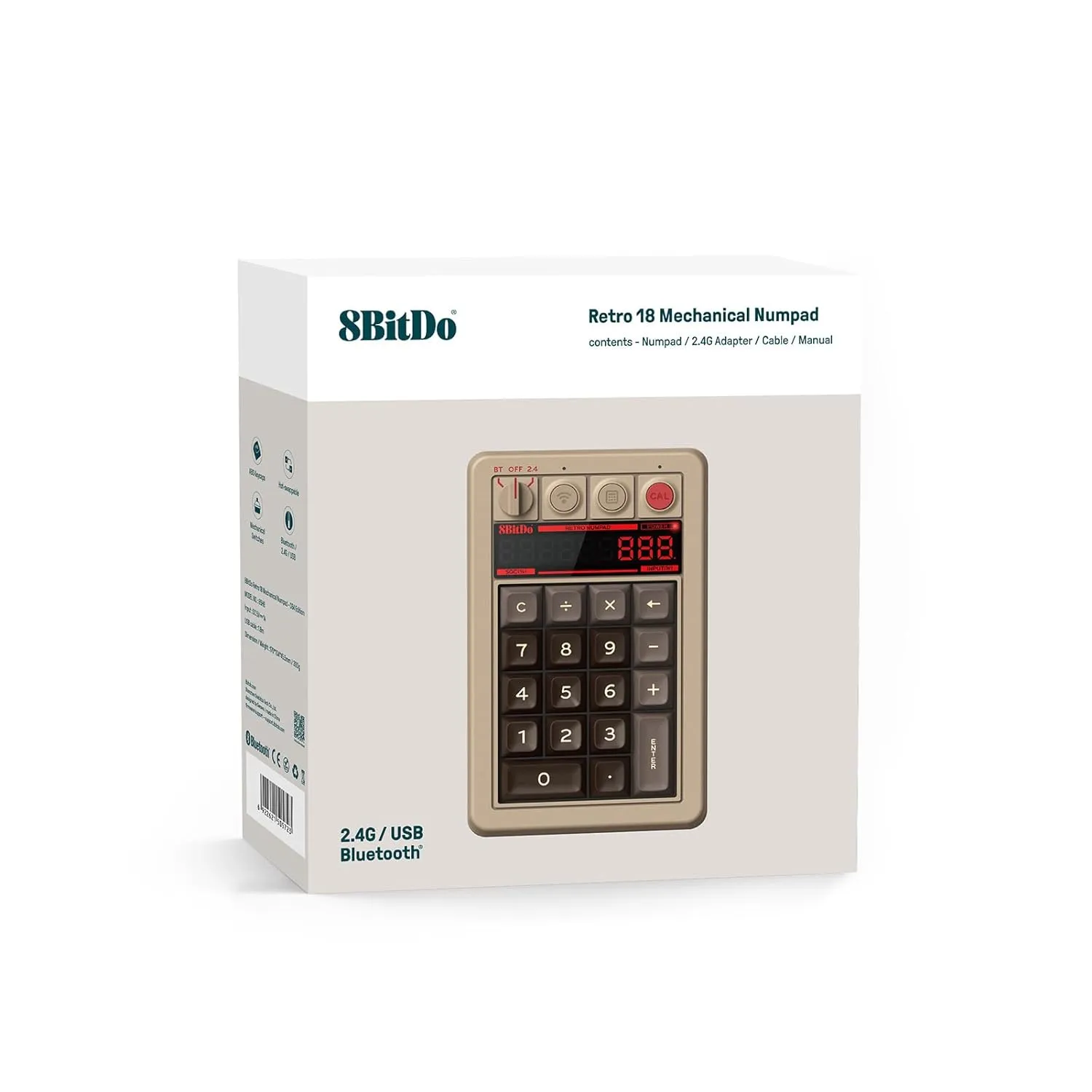 8Bitdo Retro 18 Mechanical Numpad (B5HB)