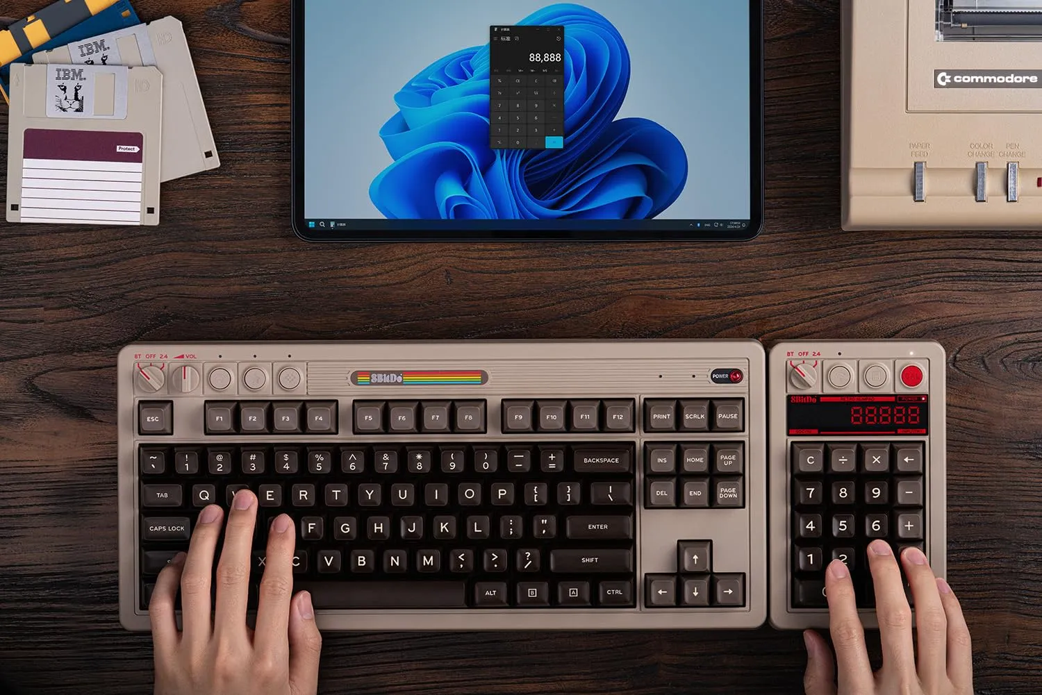 8Bitdo Retro 18 Mechanical Numpad (B5HB)