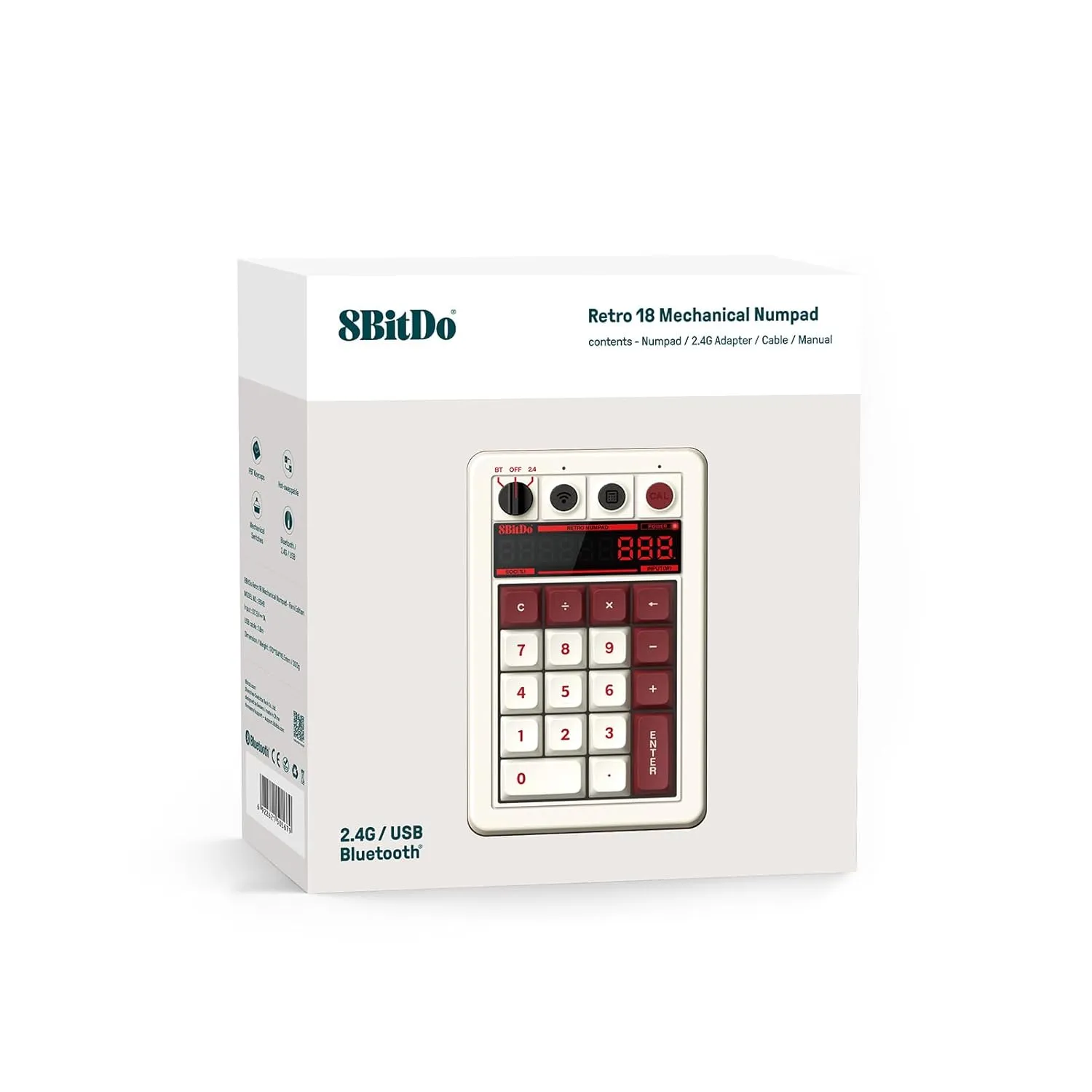 8Bitdo Retro 18 Mechanical Numpad (B5HB)