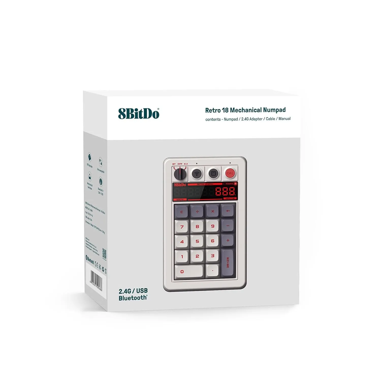 8Bitdo Retro 18 Mechanical Numpad (B5HB)