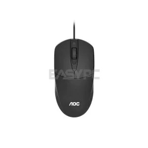 AOC MS121 USB Mouse Black