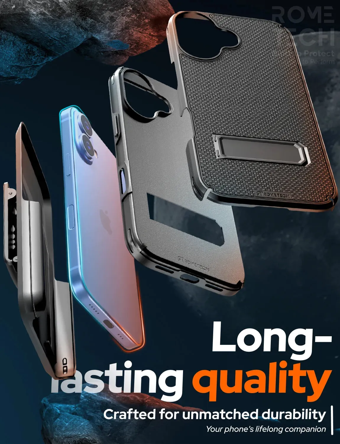 Apple iPhone 16 Plus Magsafe Holster Phone Case With Belt Clip