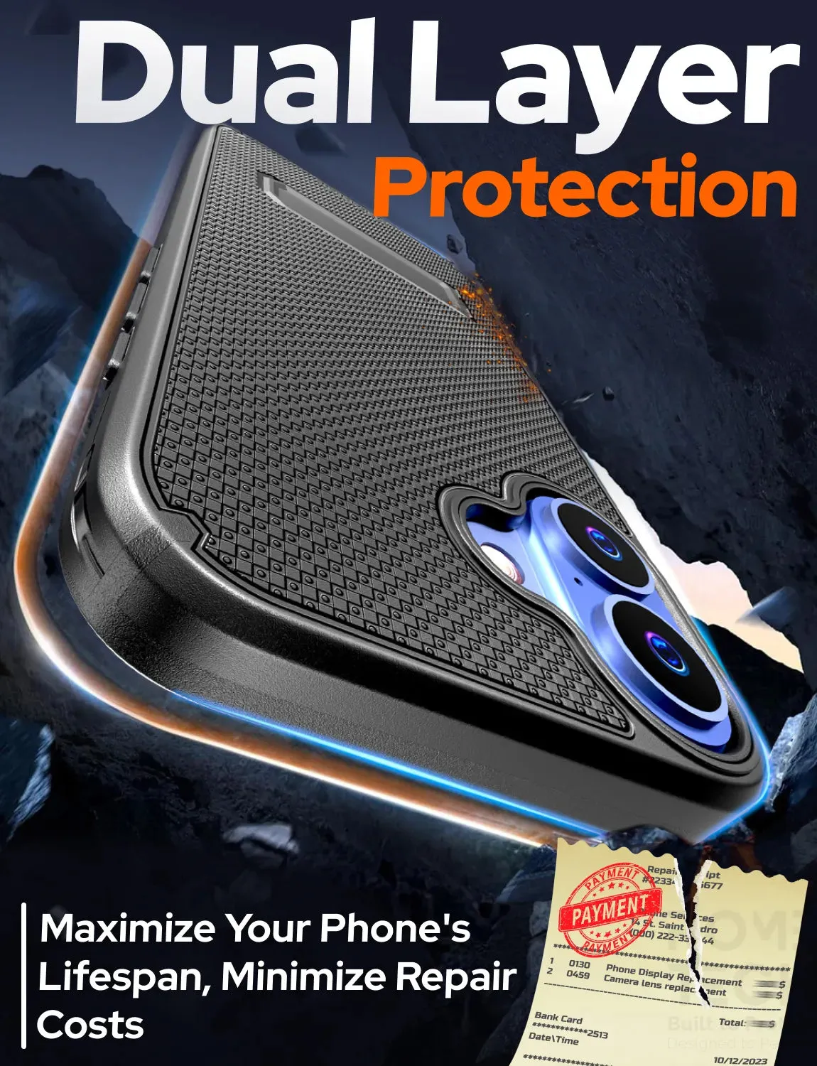 Apple iPhone 16 Plus Magsafe Holster Phone Case With Belt Clip