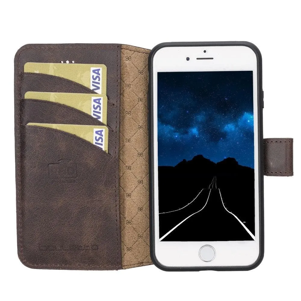Apple iPhone 7 8 SE SE2 SE3 Series Non Detachable Wallet Case
