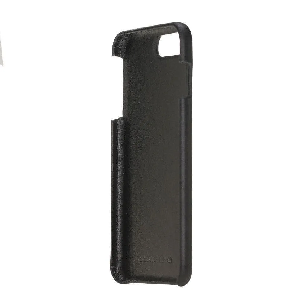 Apple iPhone 7 8 SE2 SE3 Series Fully Covering Leather Back Cover Case
