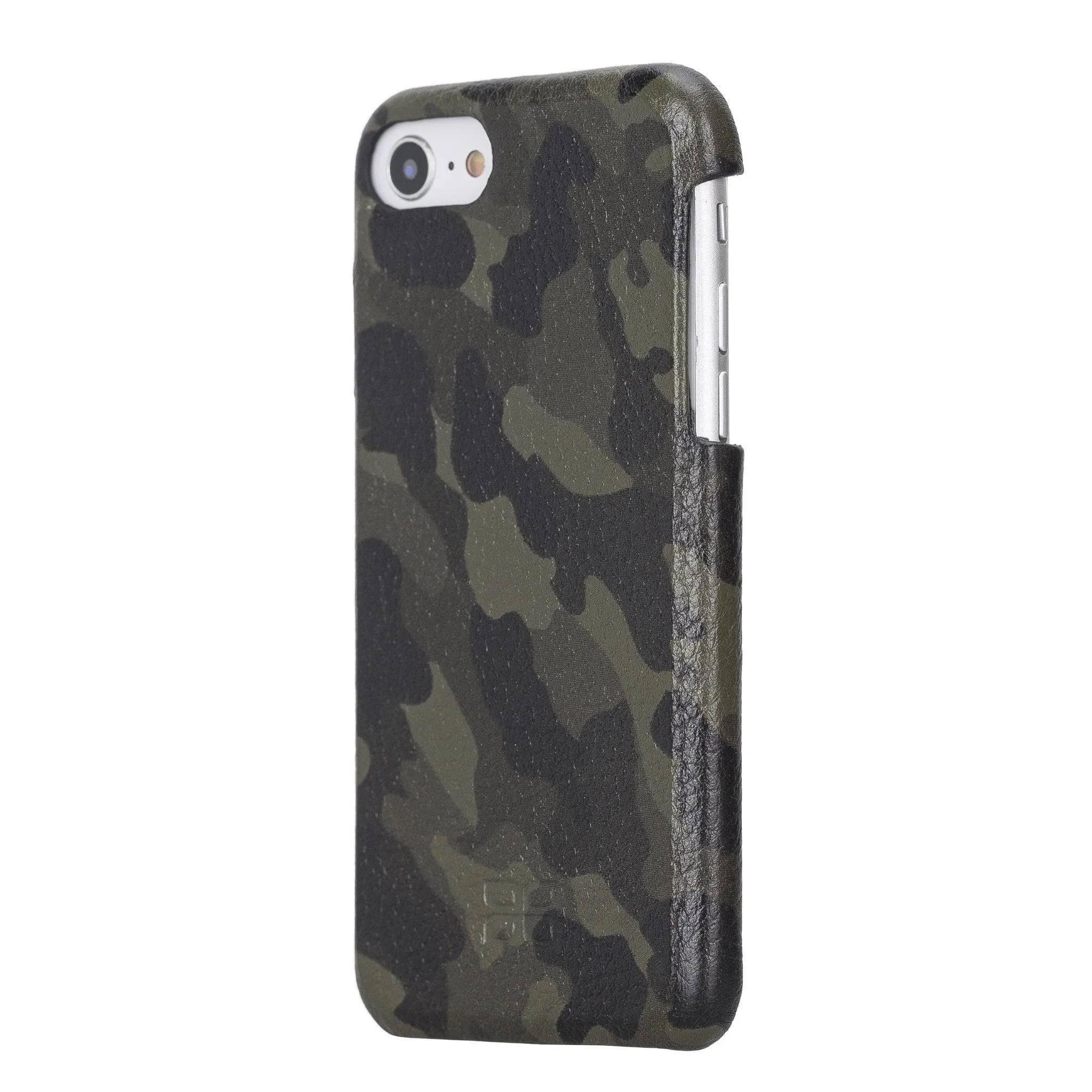 Apple iPhone 7 8 SE2 SE3 Series Fully Covering Leather Back Cover Case