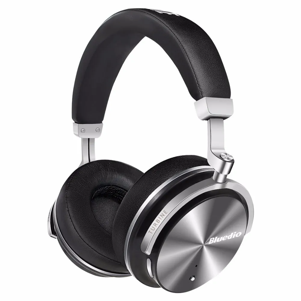 Bluedio T4 Active Noise Cancelling Wireless Bluetooth headphones Junior ANC Edition around the ear headset (black)