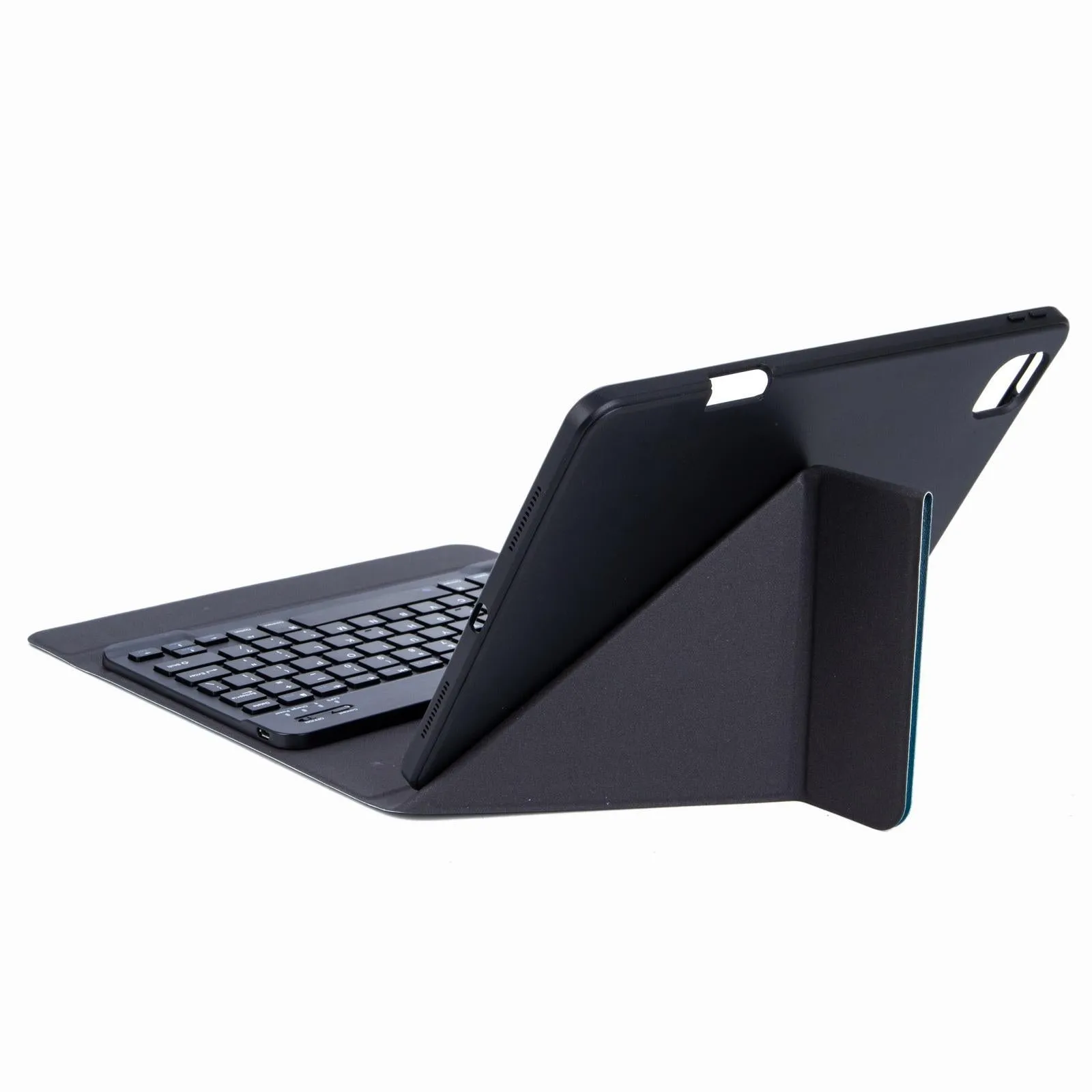 Bluetooth Keyboard Leather Case For Ipad 9.7 2018 / 2017 With Backlight & Three-Fold Holder