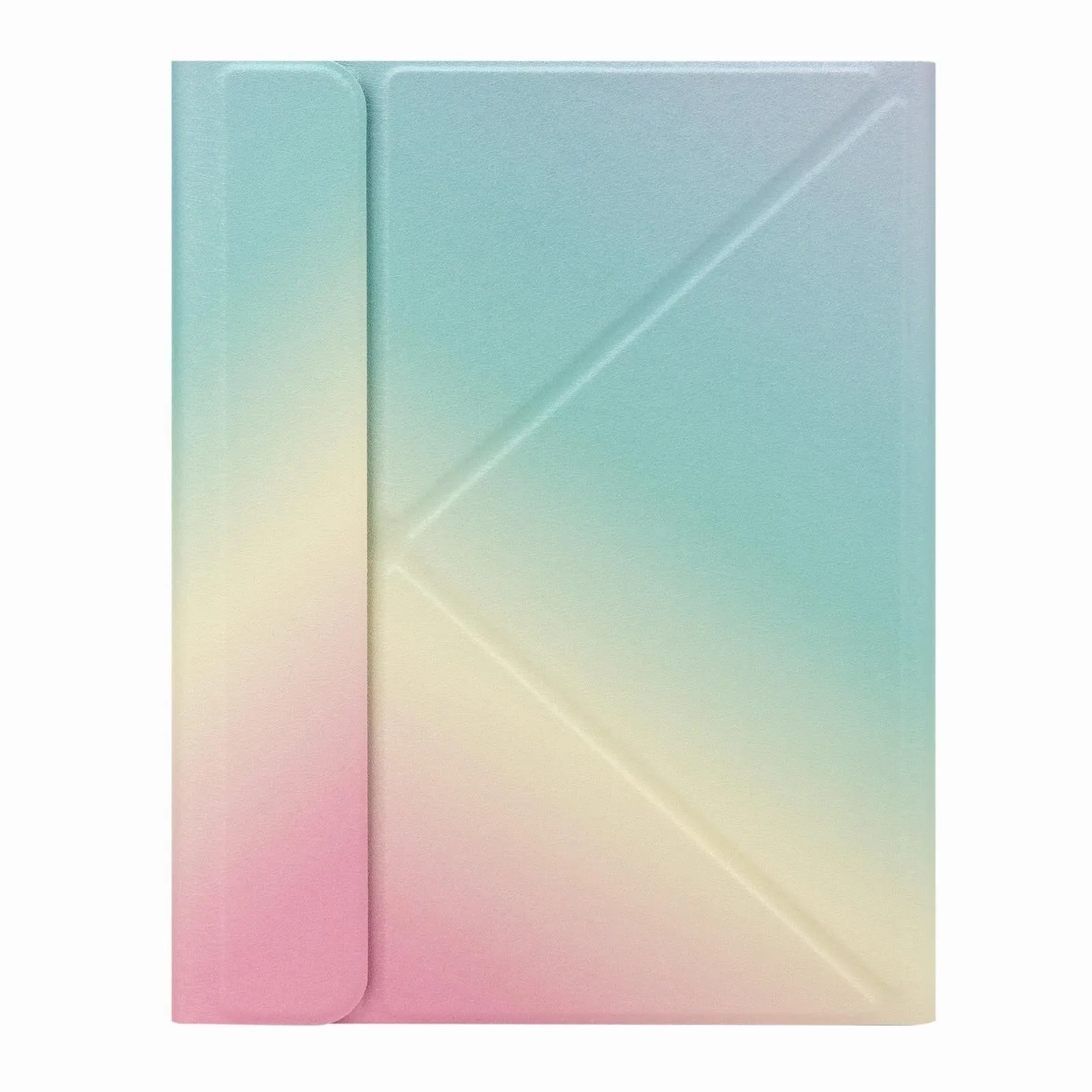 Bluetooth Keyboard Leather Case For Ipad 9.7 2018 / 2017 With Backlight & Three-Fold Holder