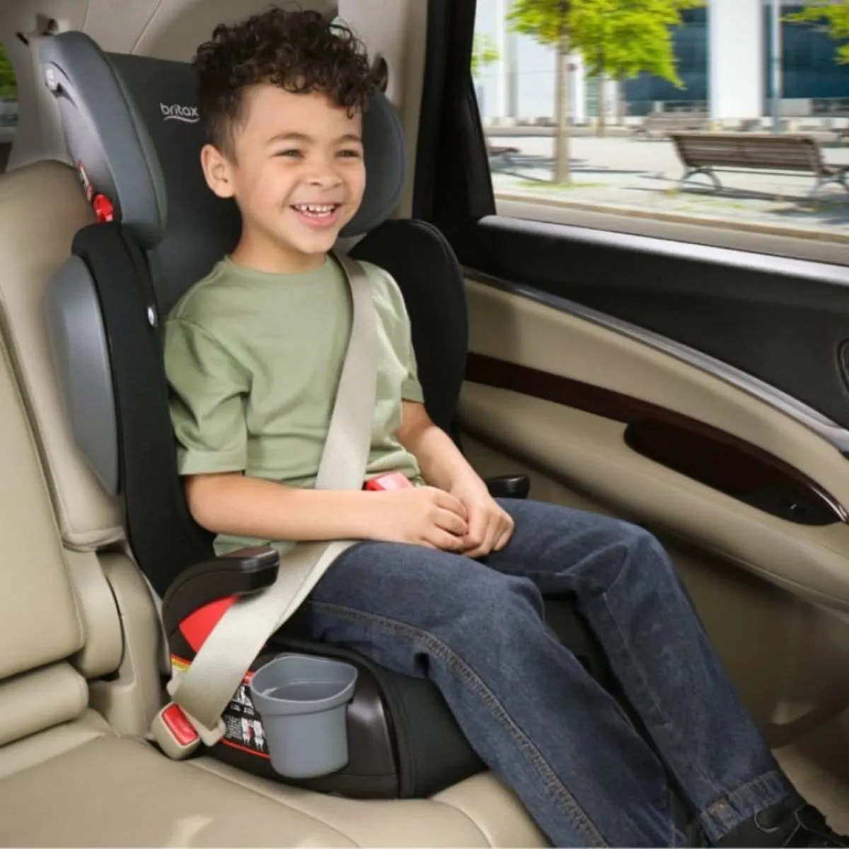 Britax Highpoint Booster Seat (Safewash) - Black Ombre