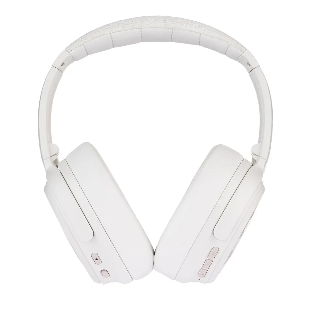 BUDDYPHONES ComosFun Active Noise Cancellation Wireless Bluetooth Headphone for Kid - White