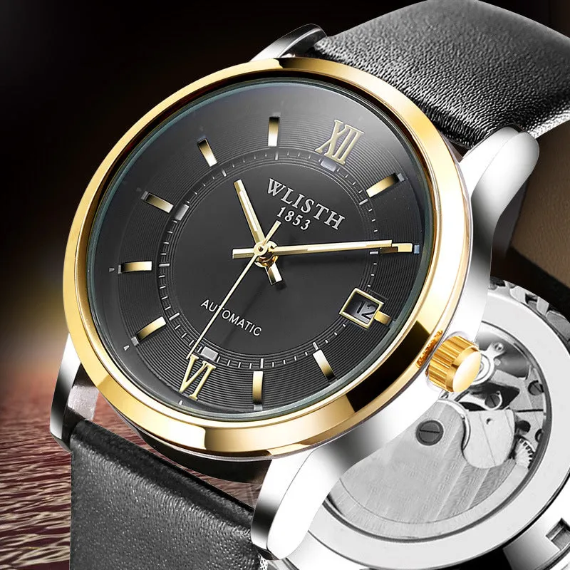 Carlix mechanical watch waterproof business men's watch double-sided hollow automatic mechanical watch male wholesale generation