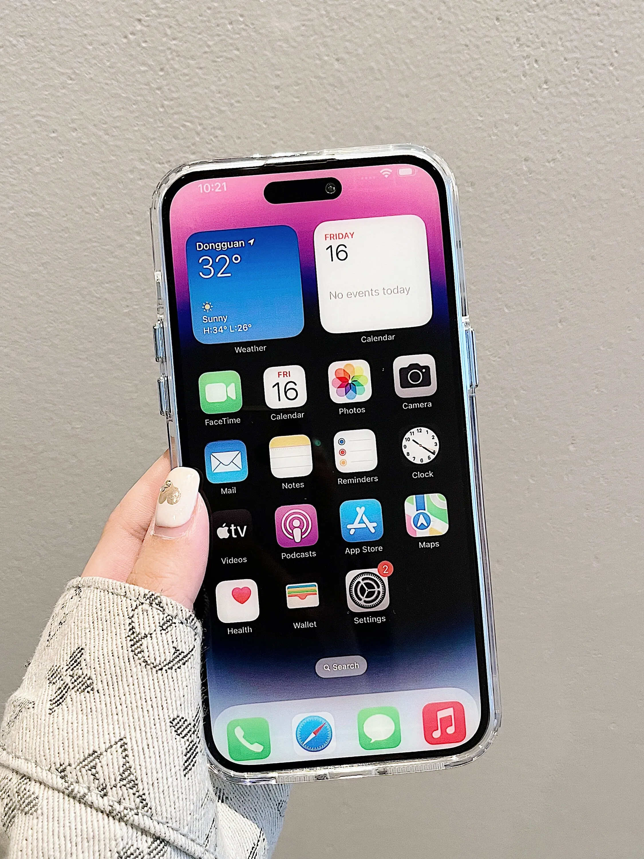 Cute Electroplated Mirror Inspirational Words   Silver Pearl Strap Protective Shockproof Phone Case for iPhone 11 12 13 14 15 Pro Max Case