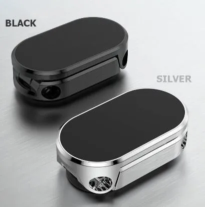 Foldable Universal Rotate Metal Magnetic Car Phone Holder - Air Vent Magnet Mount GPS Support