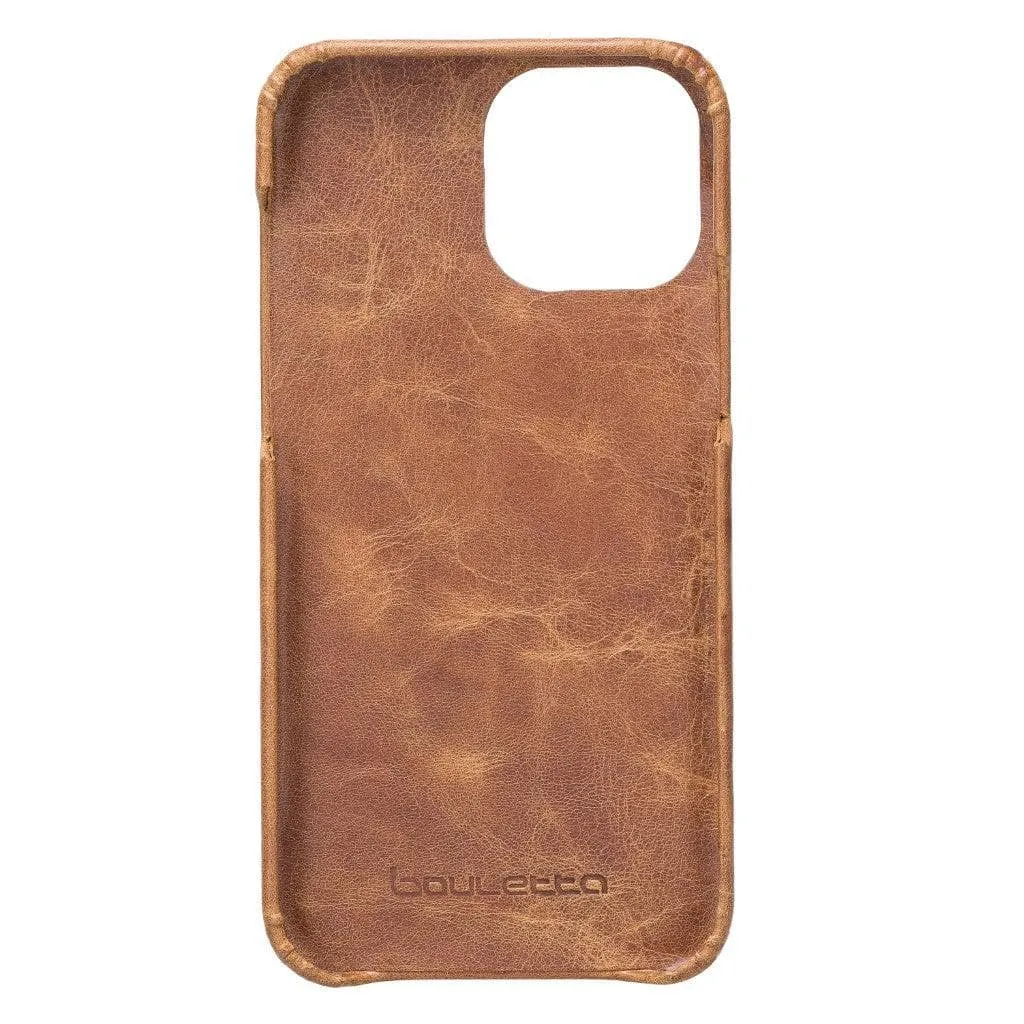 Full Leather Coating Back Cover for Apple iPhone 13 Series