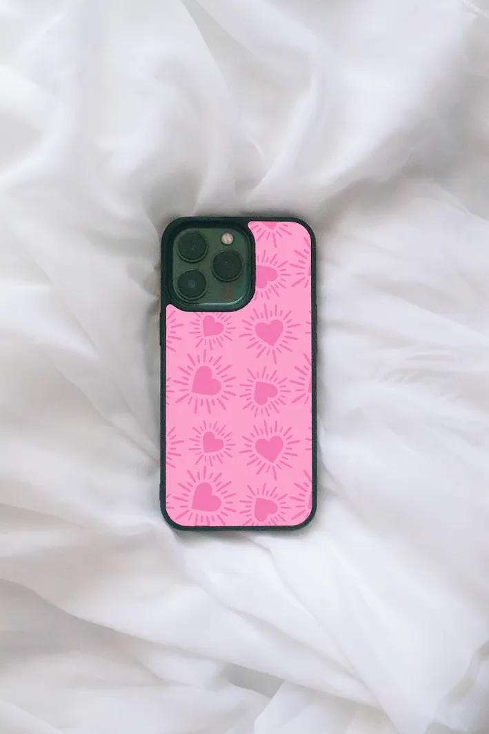 Happy Hearts iPhone Case