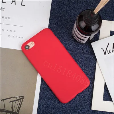 Luxury Thin Soft Color Phone Case