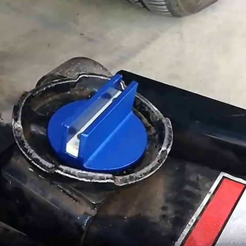 Magnetic adapter for floor jack