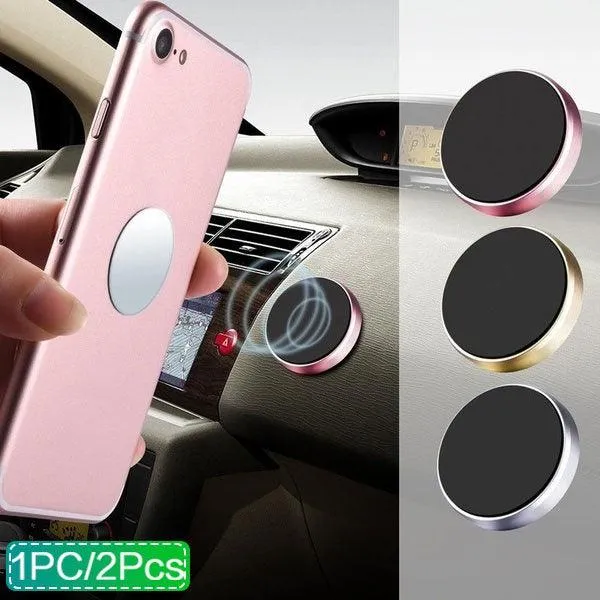 Magnetic Car Phone Holder Universal Mobile Phone Mini Car Phone Holder, Car Steering Wheel Car Holder for Placing Mobile Phones, Car Magnetic Car Air Outlet Support Stonego Frame Pack of 1/2