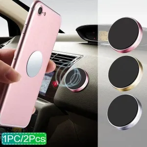 Magnetic Car Phone Holder Universal Mobile Phone Mini Car Phone Holder, Car Steering Wheel Car Holder for Placing Mobile Phones, Car Magnetic Car Air Outlet Support Stonego Frame Pack of 1/2