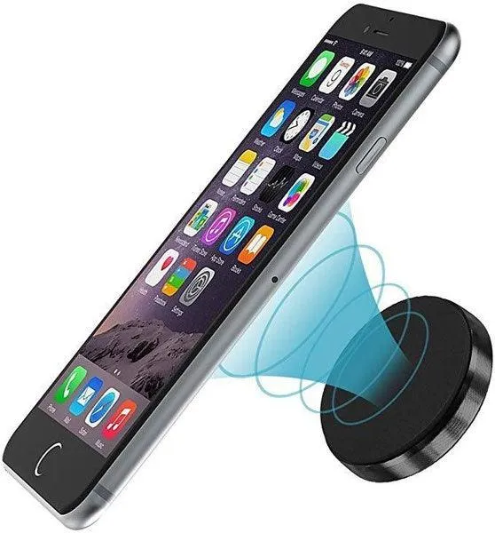 Magnetic Car Phone Holder Universal Mobile Phone Mini Car Phone Holder, Car Steering Wheel Car Holder for Placing Mobile Phones, Car Magnetic Car Air Outlet Support Stonego Frame Pack of 1/2