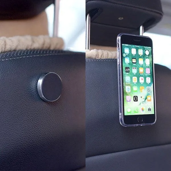 Magnetic Car Phone Holder Universal Mobile Phone Mini Car Phone Holder, Car Steering Wheel Car Holder for Placing Mobile Phones, Car Magnetic Car Air Outlet Support Stonego Frame Pack of 1/2