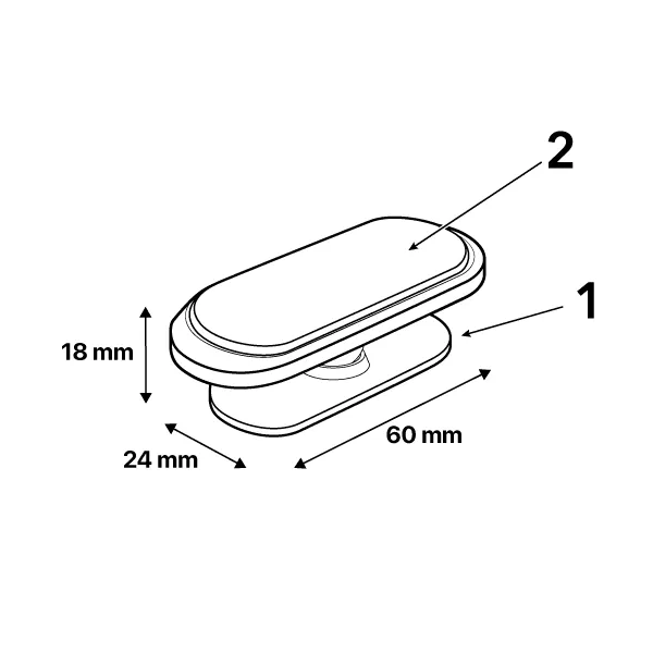 MagnetiX - Magnetic phone holder