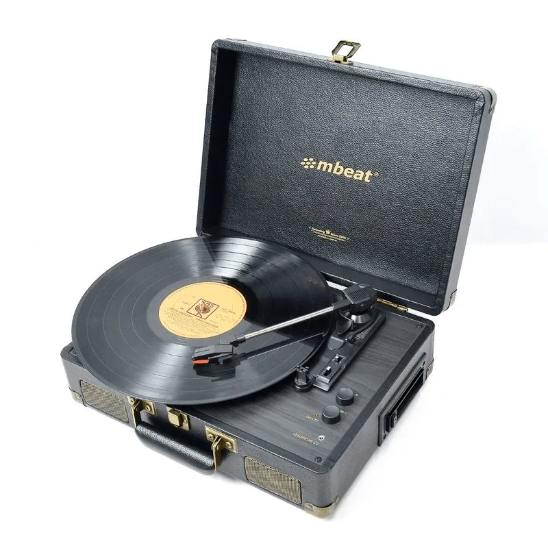 mbeat Uptown Retro Bluetooth Turntable & Cassette Player