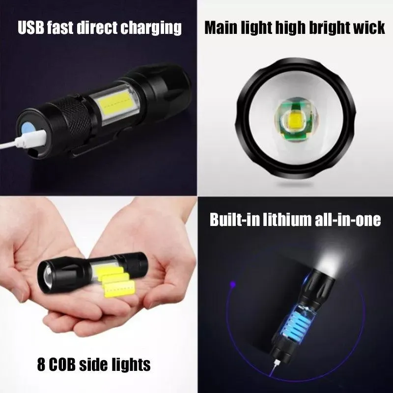 Mini Torch LED Flashlight: Ultimate Gear for Camping & Outdoor Adventures