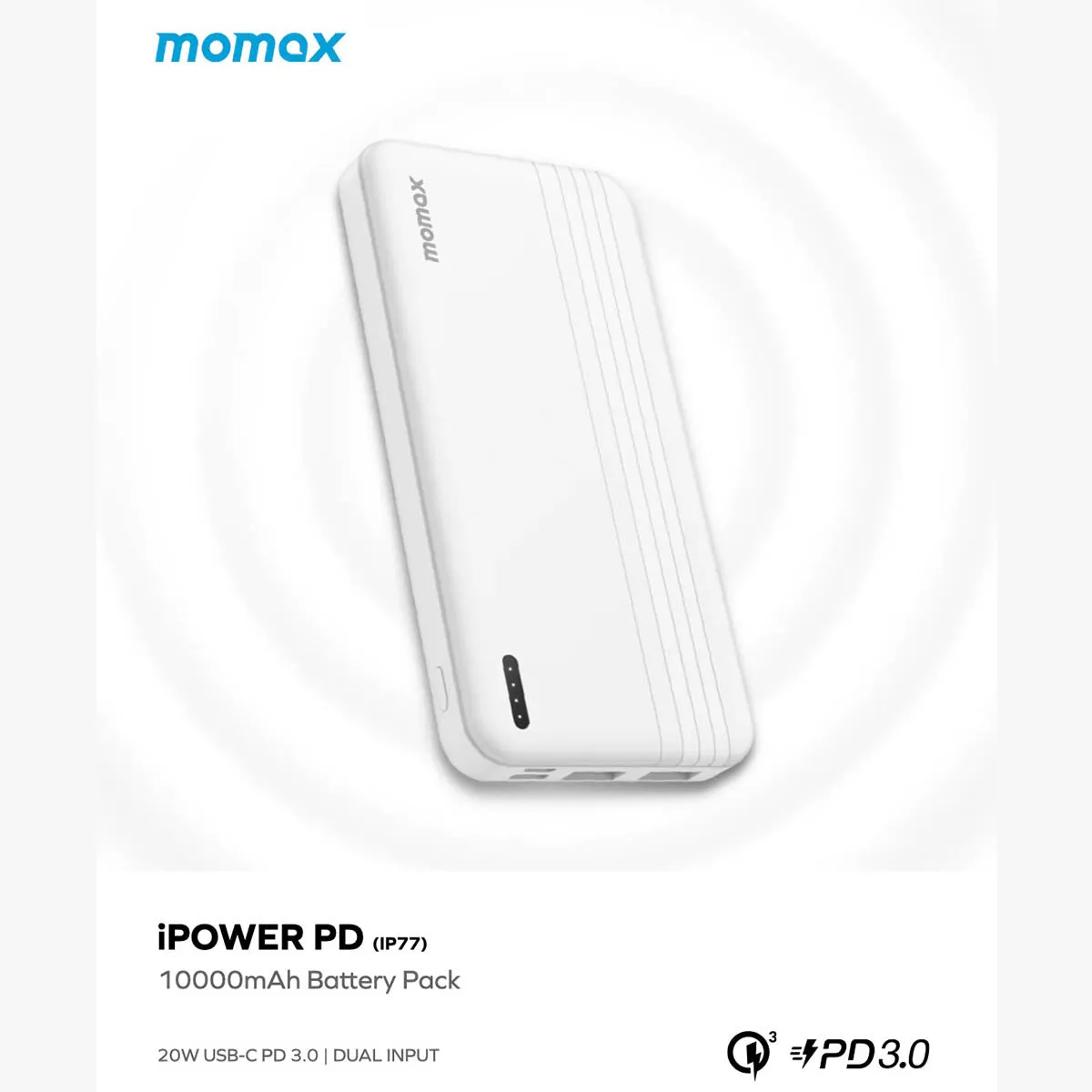 Momax iPower PD Fast Charge Power Bank (10000 mAh)