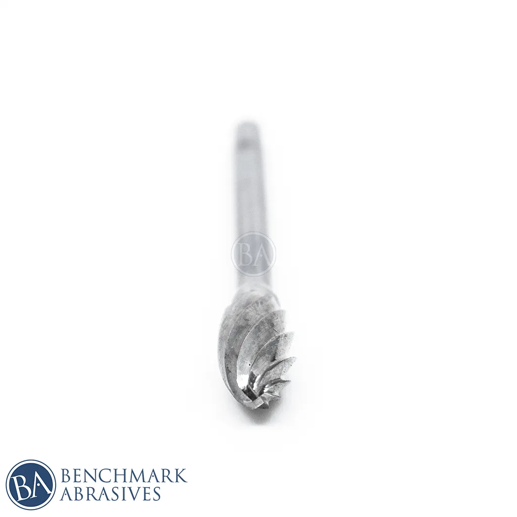 SH-51NF FLAME SHAPE - PREMIUM TUNGSTEN CARBIDE BURR – 1/8” Shank