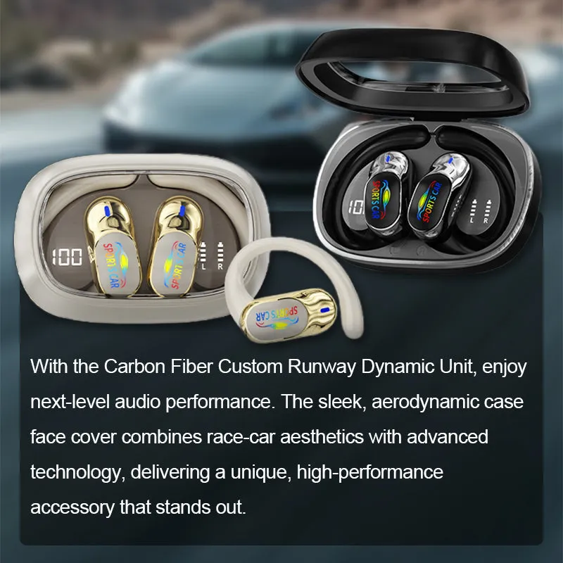 Waterproof Open Ear Earbuds with Noise Cancelling