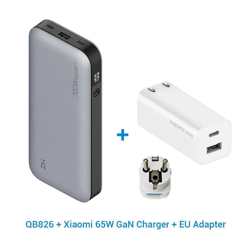 ZMI QB826 25000mAh High-Power Fast Charging Power Bank for Laptops, Smartphones, and Gaming Consoles